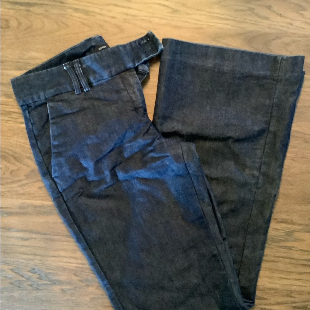 Editor wide leg bell bottom jeans